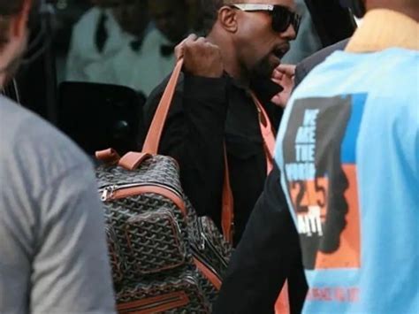 kanye beckham goyard